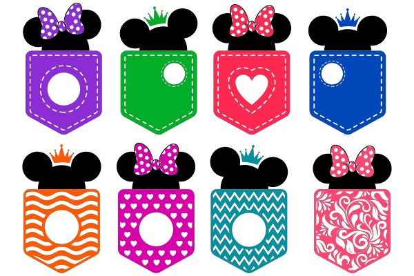 Stylish Mouse Ears and Pocket Designs