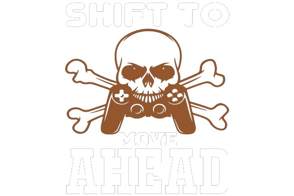 Skull with Crossbones and Game Controller