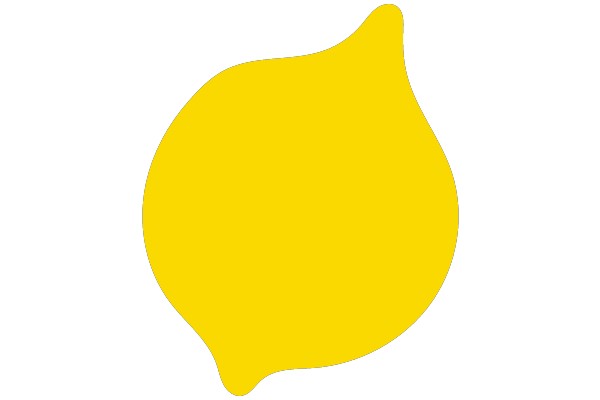 Vivid Yellow Fruit Cut Design