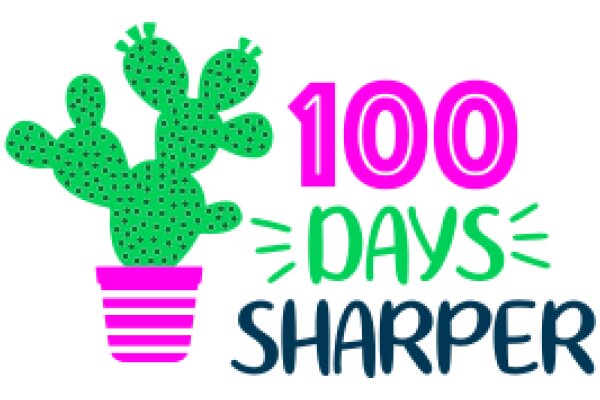 Celebrating 100 Days of Sharpness with a Cactus-themed Logo!