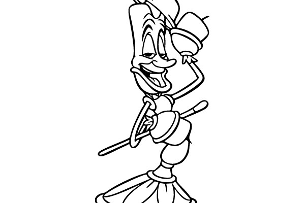 Joyful Ant with a Wand