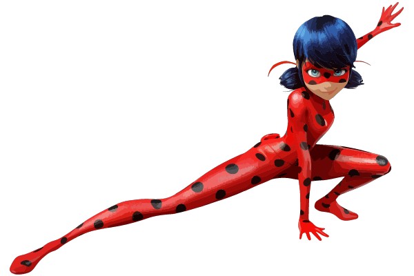 Miraculous Ladybug in a Dynamic Stance