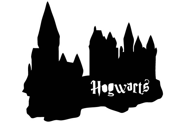 A Shadowy Silhouette of a Castle.