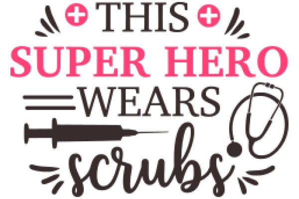 This Super Hero Wears Scrubs: A Graphic Design Showcasing the Importance of Medical Professionals