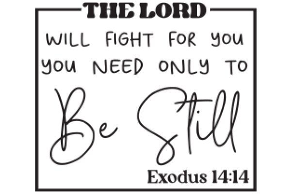 The Lord's Promise: Be Still and Know He's Willing to Fight for You