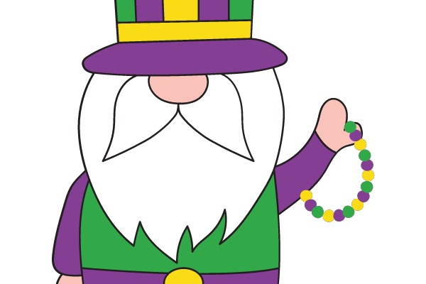 Mardi Gras Leprechaun