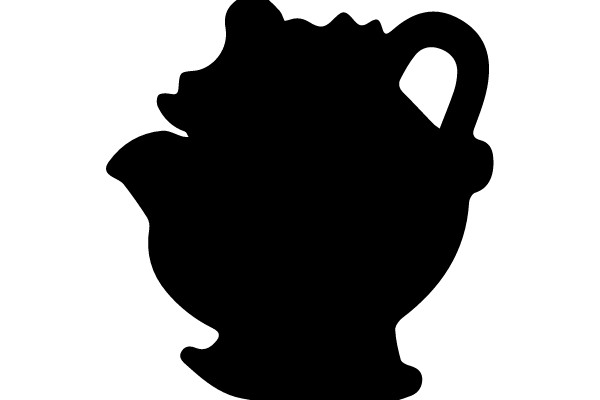 Silhouette of a Classic Teapot