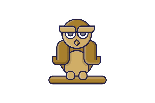 Owl Character Illustration