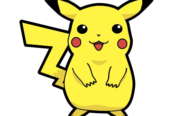 Pikachu with Tail in Motion