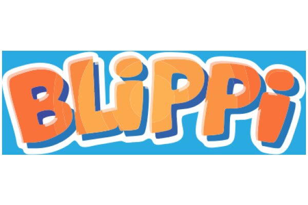 Vibrant Logo for a Brand Called 'BLI PPI' in a Stylish, Orange and Blue Font