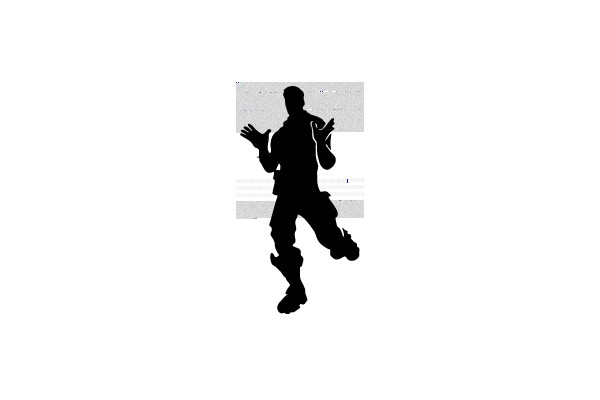 Silhouette of a Person in Motion