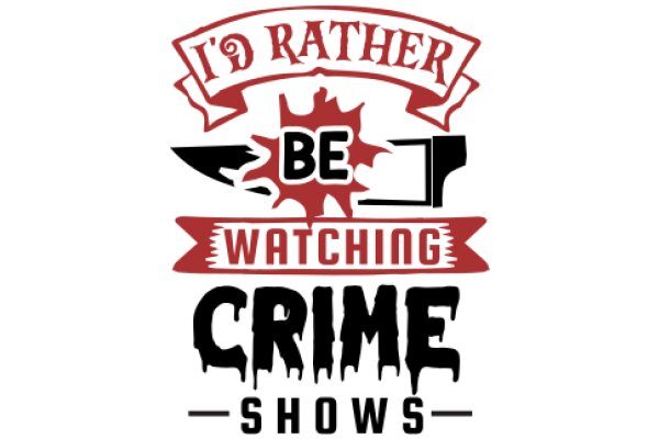 I'd Rather Be Watching Crime Shows: A Graphic Emphasizing the Popularity of Crime Dramas