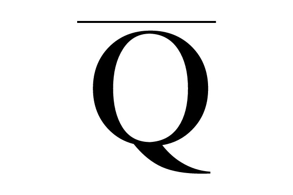 Black Outline Q