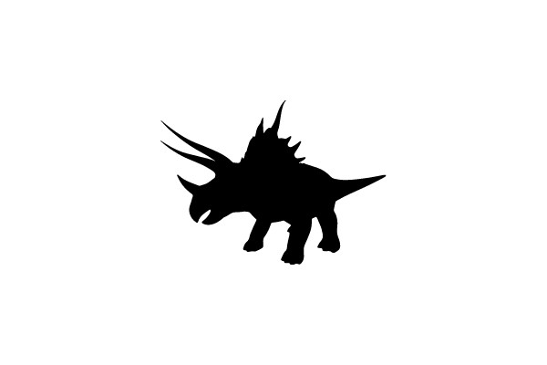 Triceratops Silhouette