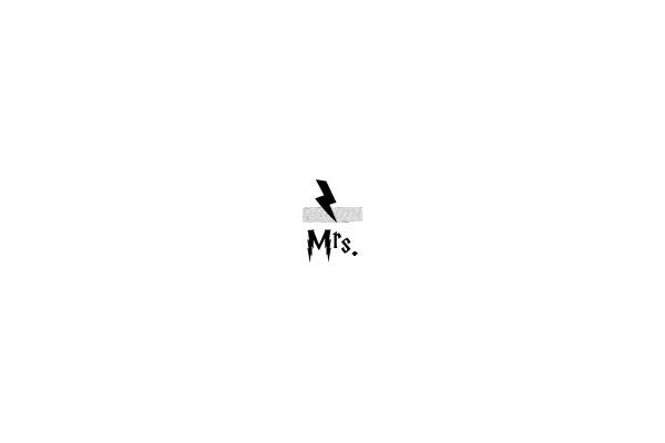 Lightning Symbol Mrs.