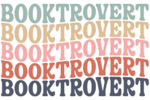 Colorful Typography Art: A Playful Display of 'Booktrover' and 'Bookie' Words