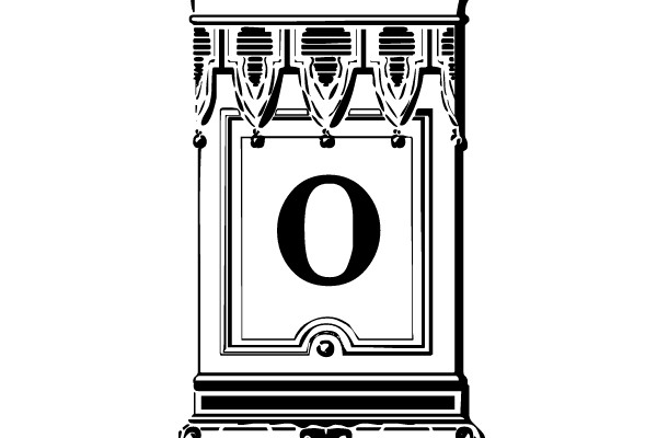 Regal Letter O: Art Deco Typography