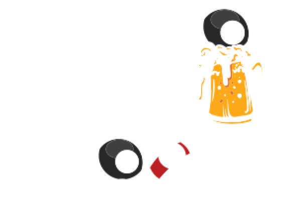 A Playful Scene of a Beer Pouring into a Glass
