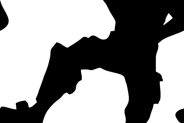 Dancing Cowboy Silhouette