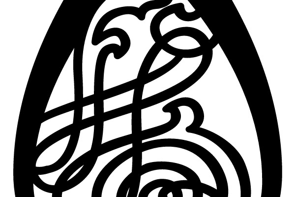 Stylized Logo with Intricate Design