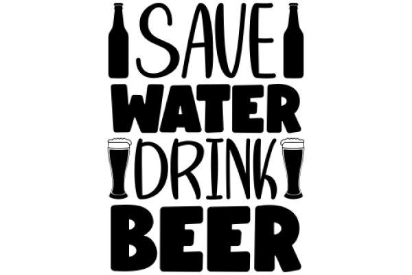Save Water, Drink Beer: A Humorous Take on Environmental Consciousness