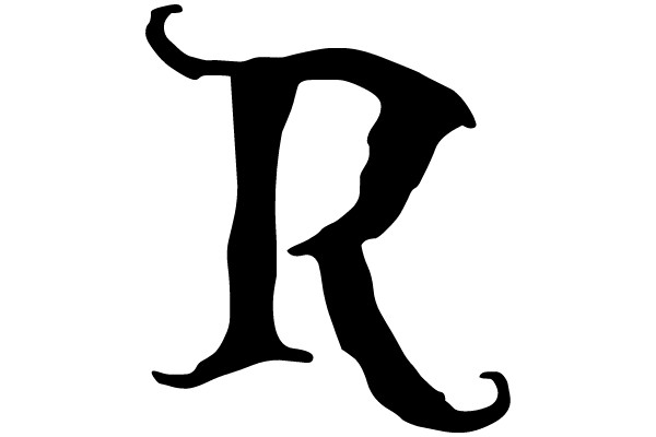 Bold Black Letter R