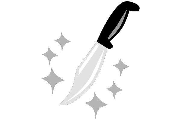 Knife with Sparkles