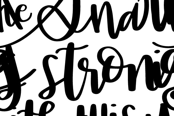 Star Wars-Inspired Calligraphy Poster