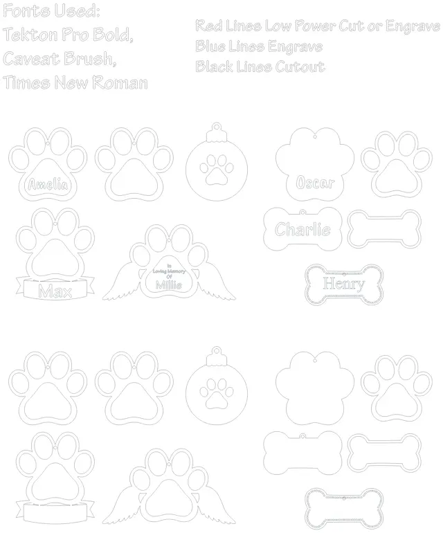 A Collection of Pet-Themed Stickers and Logos