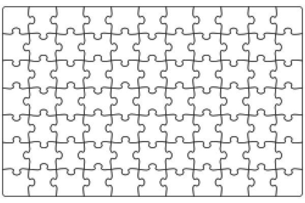 Puzzle Piece Pattern: A Visual Guide to Connecting the Dots