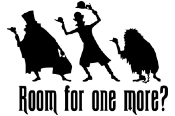 A Silhouette of Three Characters with a Call to Action: Room for One More?