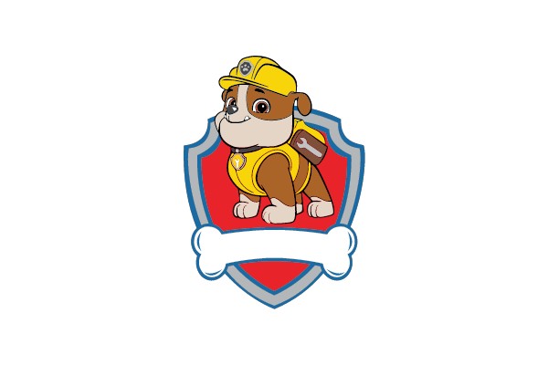 Rescue Pup Badge Emblem