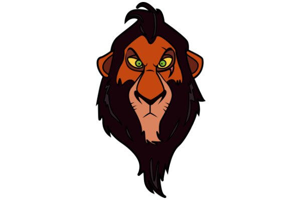 The Angry Lion: A Cartoon Character with a Distinct Personality