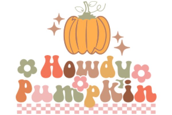 Halloween-themed Pumpkin Sign with the phrase 'Howdy Pumpkin' in a playful font.