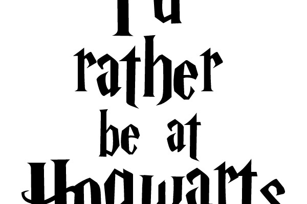 'I'd Rather Be at Hogwarts'