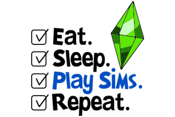 Eat, Sleep, Play, Repeat: A Visual Guide to the Essentials of a Healthy Lifestyle