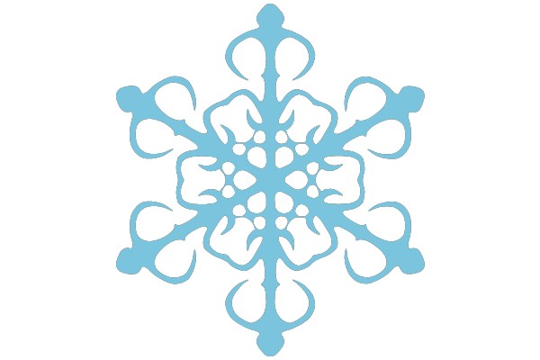 Winter's Embrace: A Snowflake's Symphony