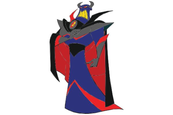 Villainous Vigilante: A Stylized Portrayal of a Superhero Antagonist