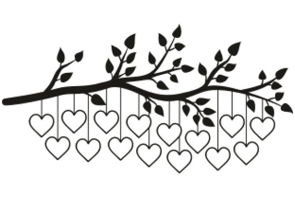 Elegant Tree of Hearts