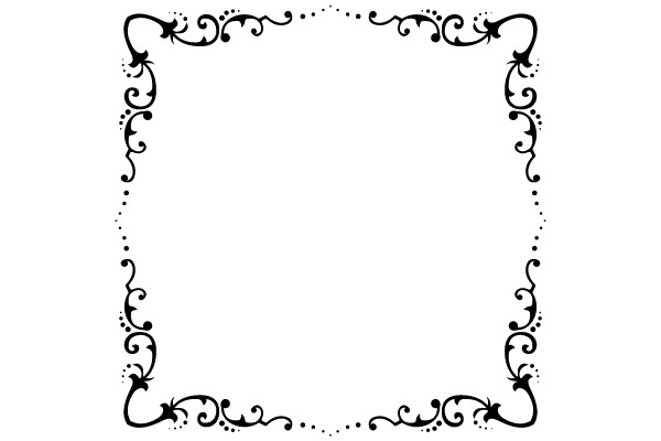 Vintage Flourish Frame Design