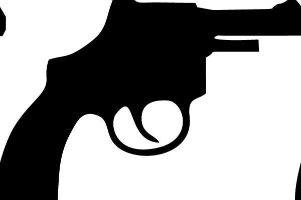 Silhouette of a Revolver