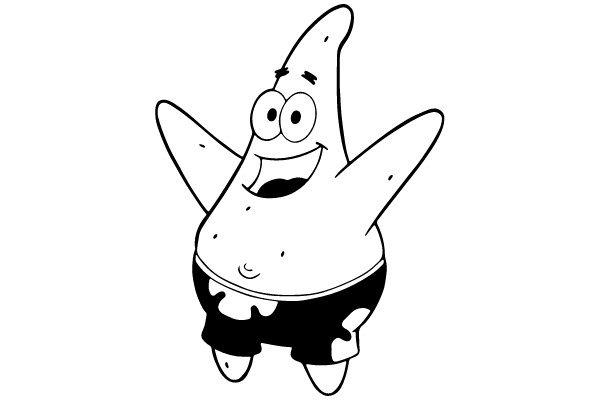 Cheerful Patrick Star Clapping