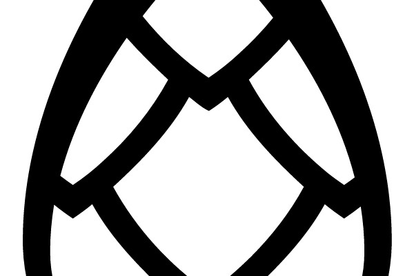 Stylized Water Drop Symbol