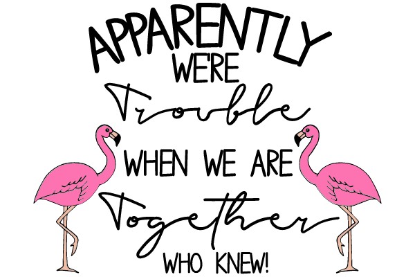 Flamingo Trouble Together