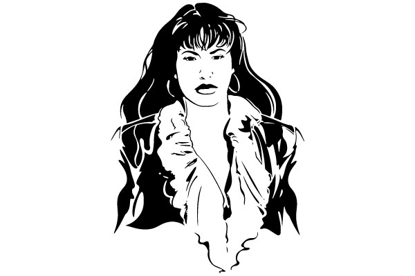 Monochrome Elegance: A Stylish Fashion Illustration