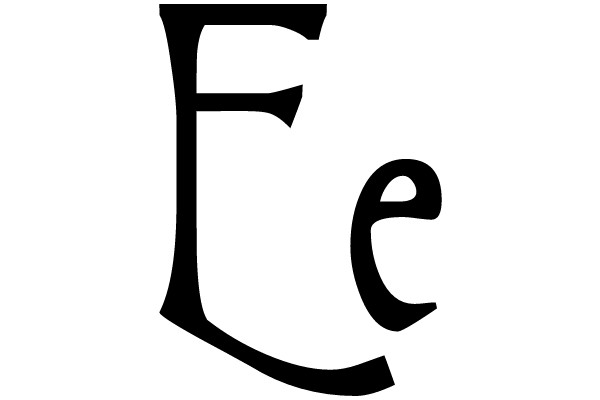 Italicized 'E' and 'e'