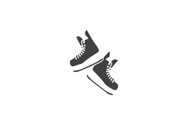 Ice Skates in Motion