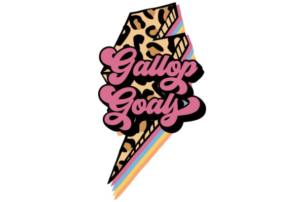 Gallop Goals: A Colorful Logo for a Brand or Event