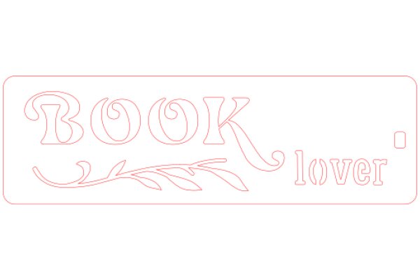 A Pink Book Lover Sticker