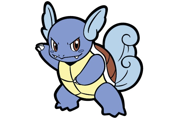 Blue and Yellow Pokémon